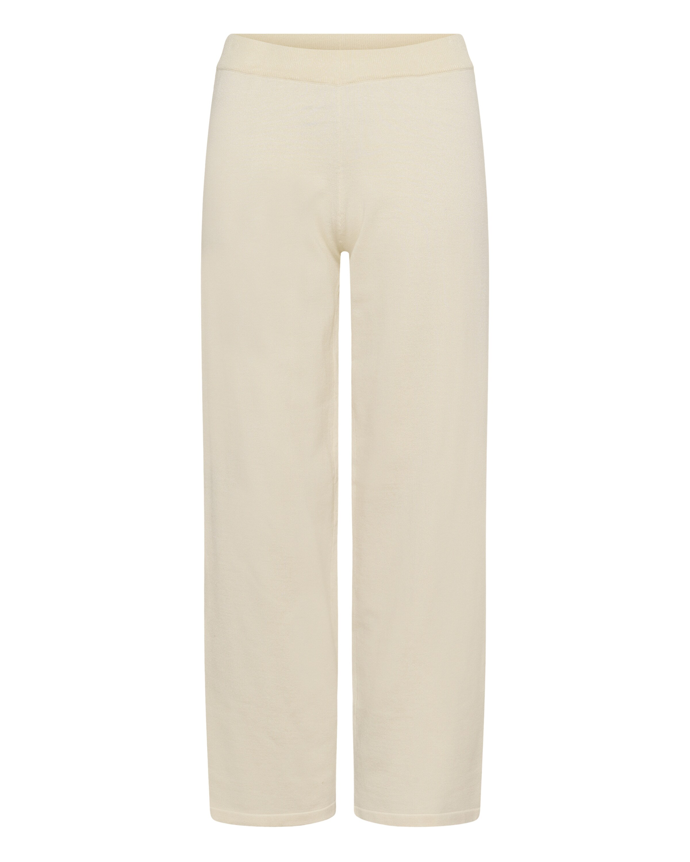SAINT TROPEZ Regular Trousers 'Mila' in Beige: front