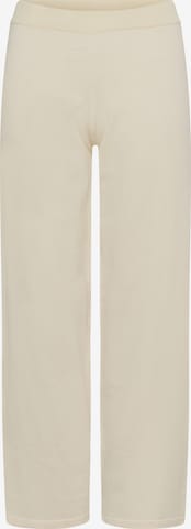 SAINT TROPEZ Regular Trousers 'Mila' in Beige: front