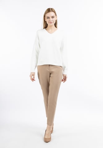 DreiMaster Klassik - Pullover 'Zitha' em branco