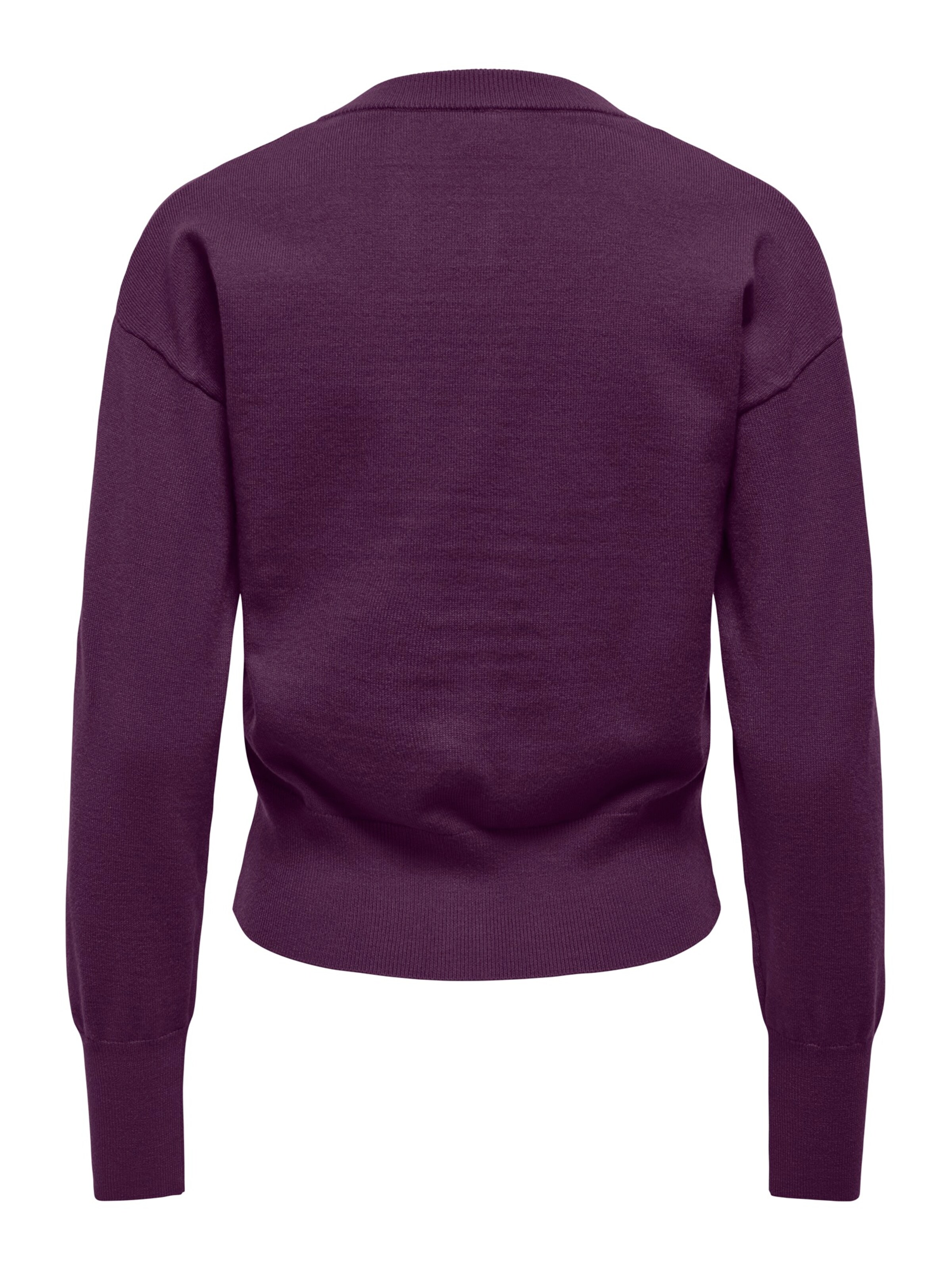 ONLY - Casaco de malha 'ONLMIO' em roxo