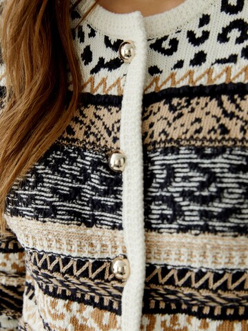 OUI Strickjacke in Beige