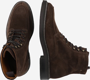 Bottines à lacets Hackett London en marron