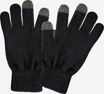 normani Athletic Gloves in Black: front