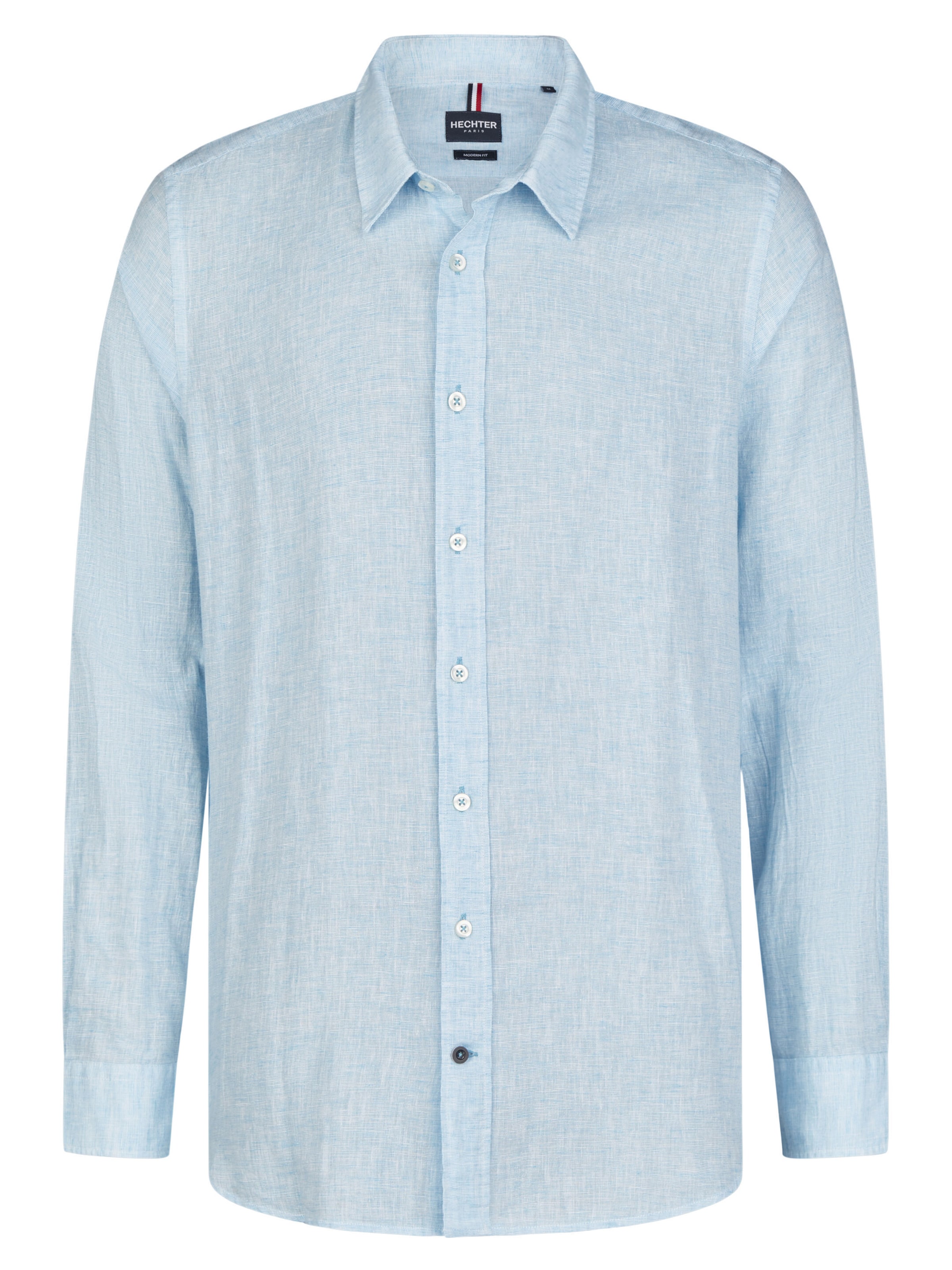 HECHTER PARIS Regular fit Zakelijk overhemd in Blauw: voorkant