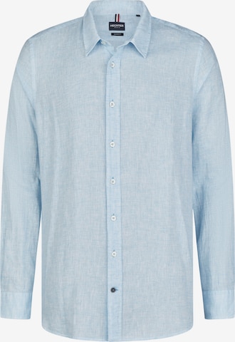 Chemise business HECHTER PARIS en bleu : devant