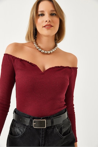 Bianco Lucci Shirt in Rot