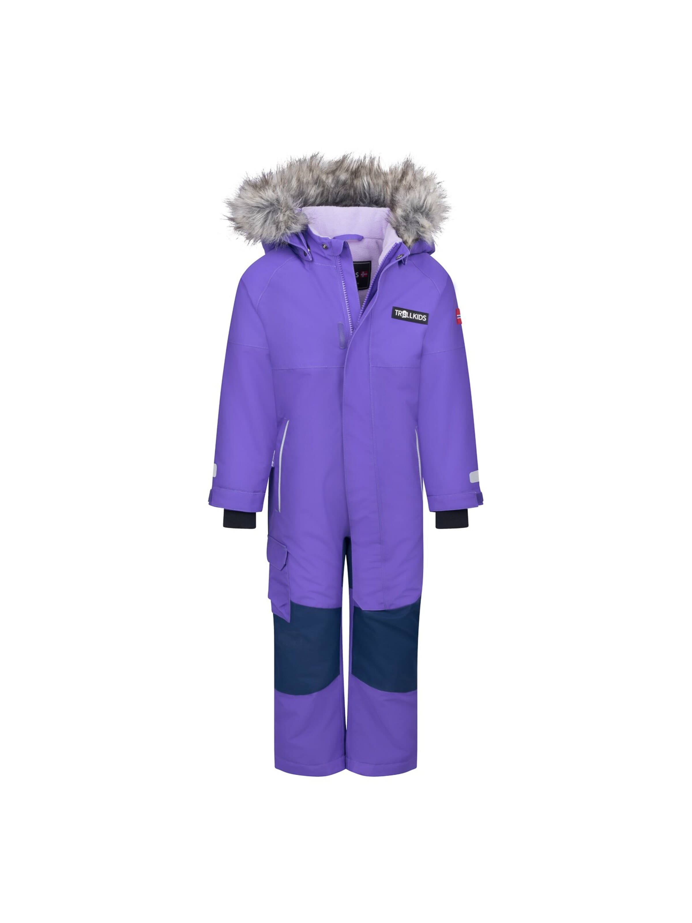 TROLLKIDS Dungarees in Purple: front