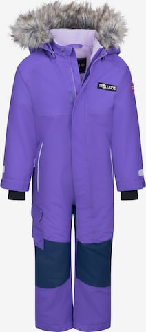 TROLLKIDS Dungarees in Purple: front