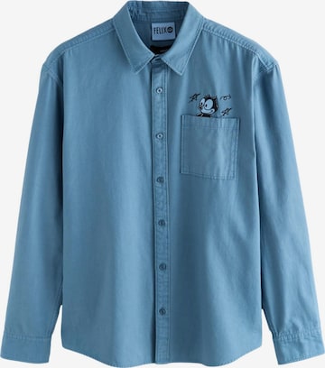 Next - Camisa en azul: frente