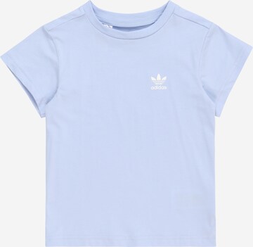 ADIDAS ORIGINALS Shirt 'Adicolor' in Blauw: voorkant