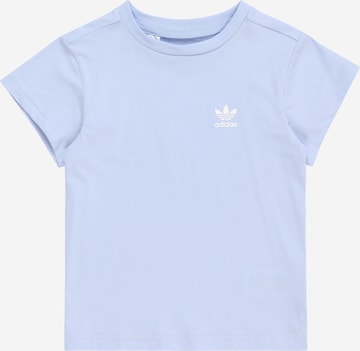 Tricou 'Adicolor' de la ADIDAS ORIGINALS pe albastru: față