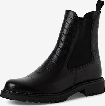 Tamaris Chelsea Boots in Black: front