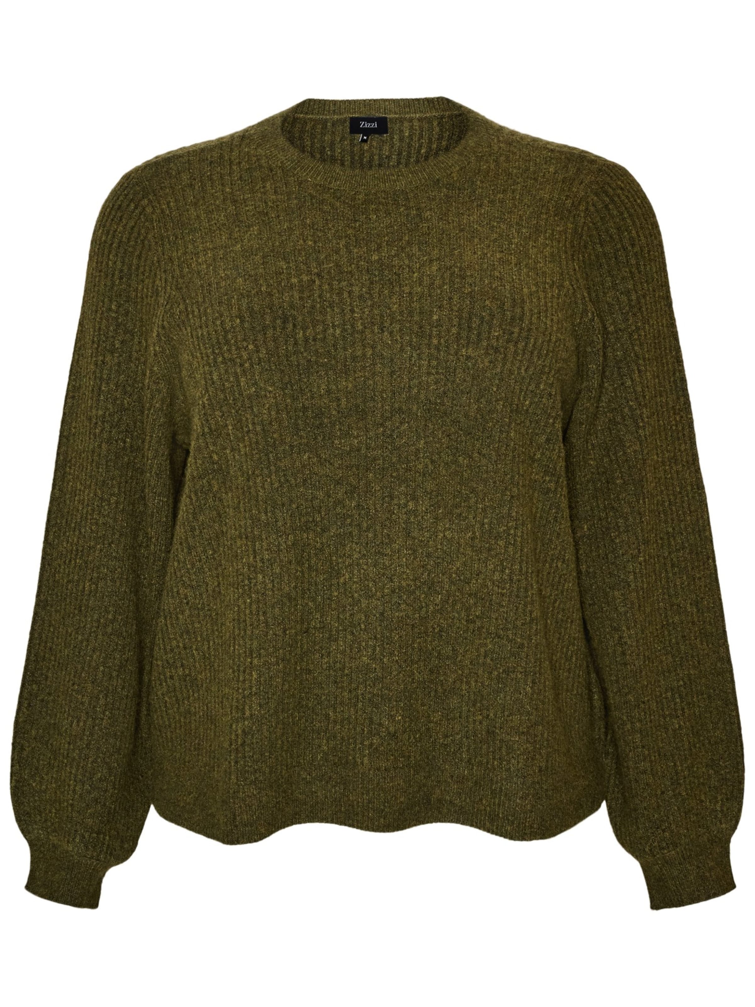 Zizzi Pullover 'CAVISTA ' in Grün: Vorderseite