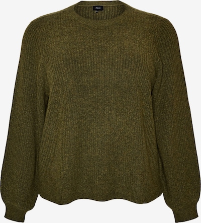 Pulover 'CAVISTA ' pe XL-XXL Zizzi pe oliv, Vizualizare produs