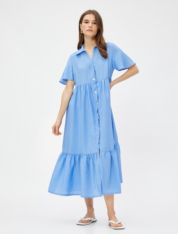 Koton Blousejurk in Blauw: voorkant