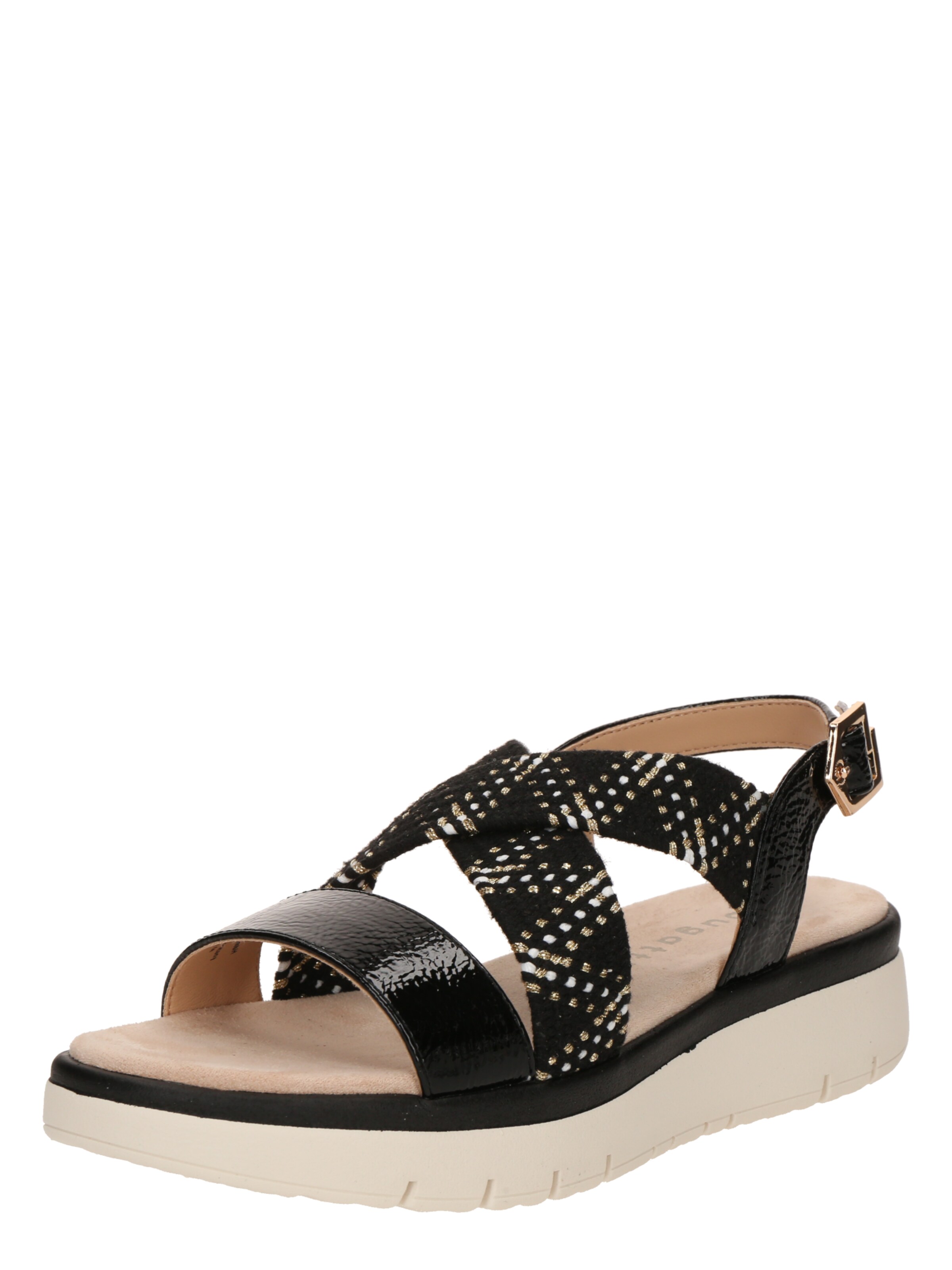 bugatti Sandal in Black: front