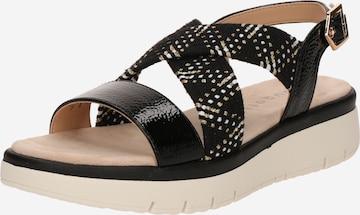 bugatti Сандали в черно: отпред