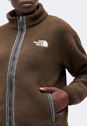 THE NORTH FACE - Casaco de velo 'FLEESKI' em castanho