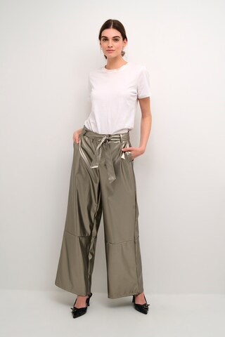 Wide Leg Pantalon 'Ayann' CULTURE en or