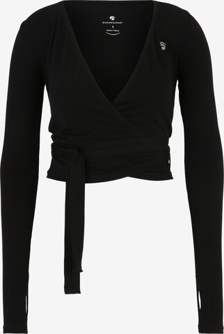 OCEANSAPART Sports top 'Venice' in Black: front