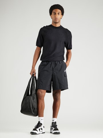 Nike Sportswear Loosefit Shorts 'CLUB' in Schwarz