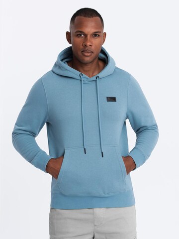 Ombre Sweatshirt 'OM-SSNZ-0141' in Blauw: voorkant