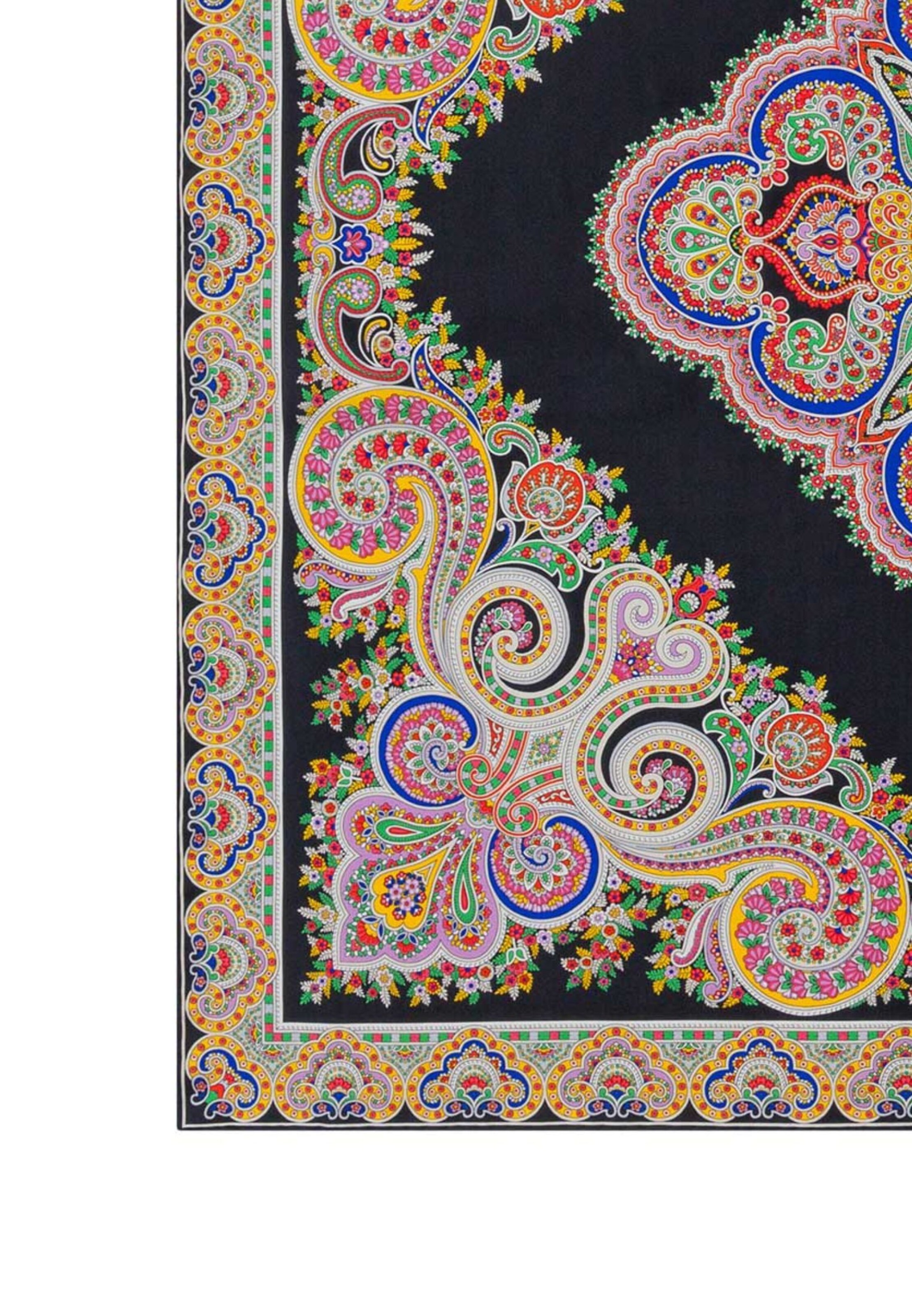 Foulard 'SQUARE GARDEN PAISLEY' di Roeckl in colori misti