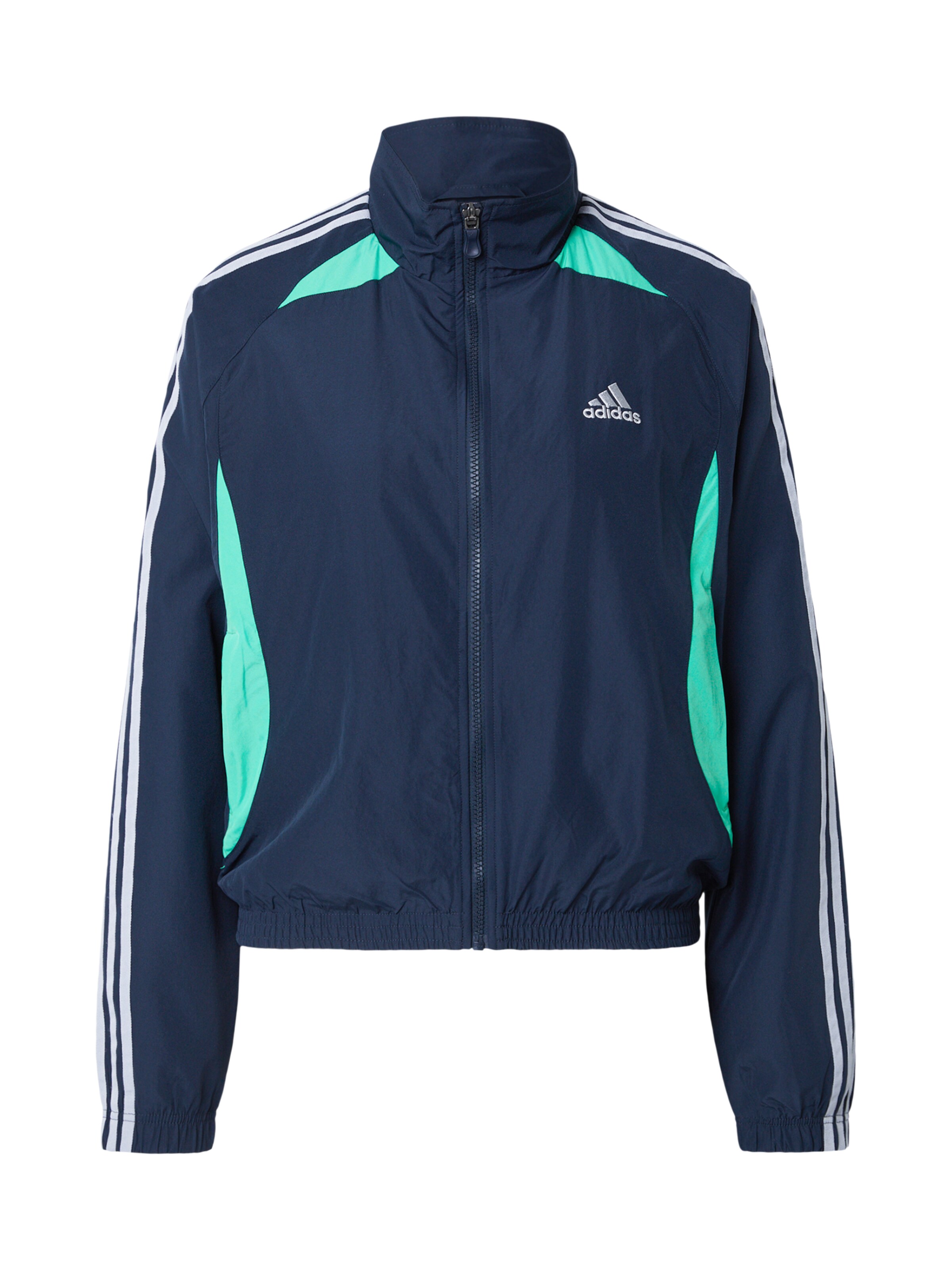 ADIDAS ORIGINALS Преходно яке 'TEAMGEIST TT' в нейви синьо / лазурно синьо / бяло, Преглед на продукта