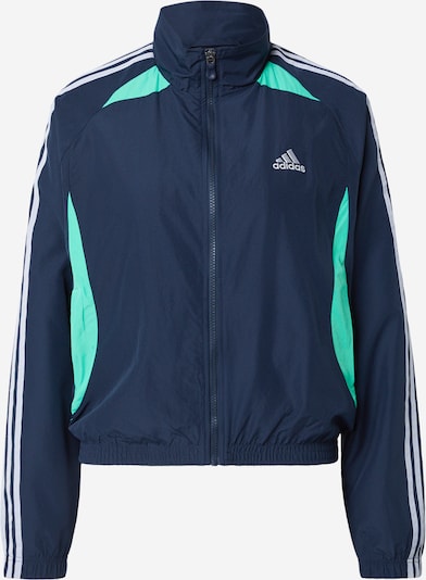 ADIDAS ORIGINALS Välikausitakki 'TEAMGEIST TT' värissä laivastonsininen / taivaansininen / valkoinen, Tuotenäkymä