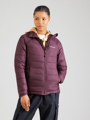 raudona COLUMBIA Laisvalaikio striukė 'Powder Lite II': priekis