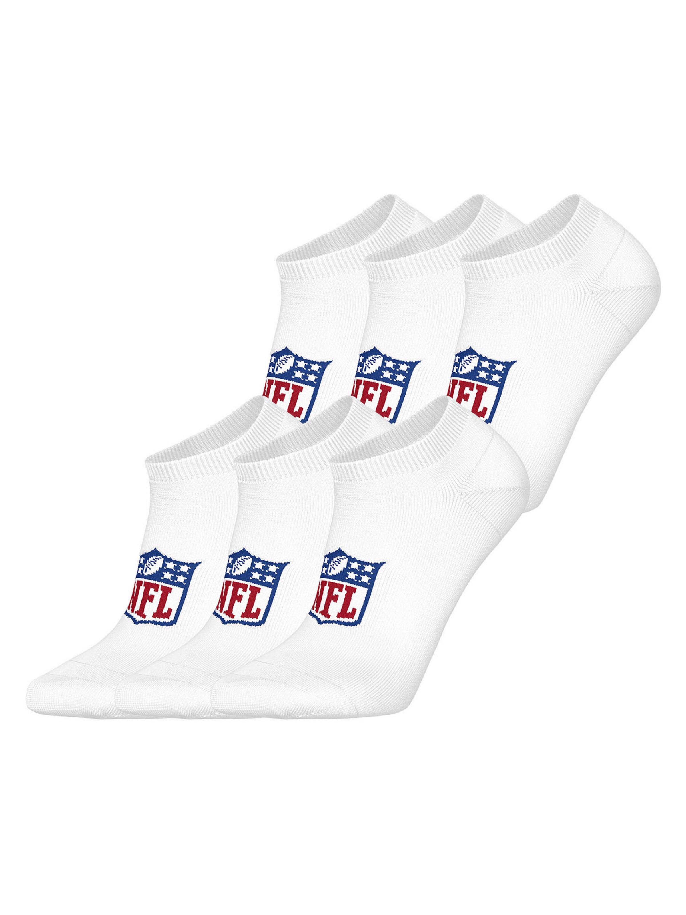 Chaussettes ' NFL Shield Sneaker ' Huddle en blanc : devant