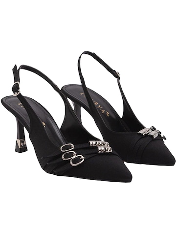 Limoya Slingpumps 'Rosig' in Zwart