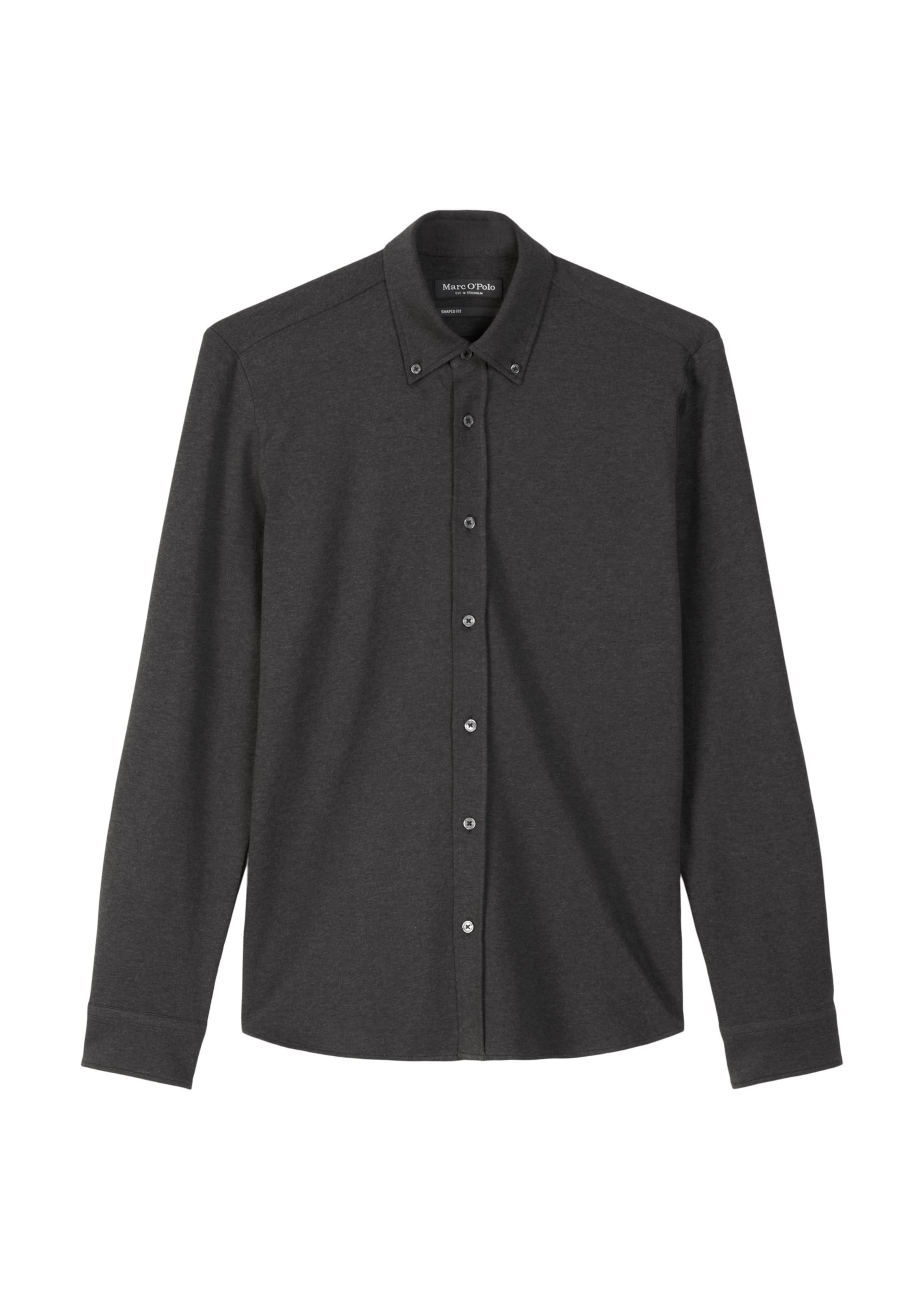 Marc O'Polo - Ajuste estrecho Camisa en negro: frente