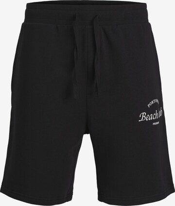 Regular Pantaloni 'Ocean Club' de la JACK & JONES pe negru: față