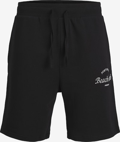 JACK & JONES Spodnie 'Ocean Club' w kolorze czarny / białym, Podgląd produktu