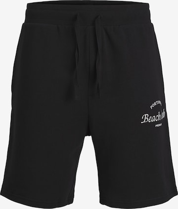 JACK & JONES Loosefit Shorts 'OCEAN CLUB‘ in Schwarz: predná strana