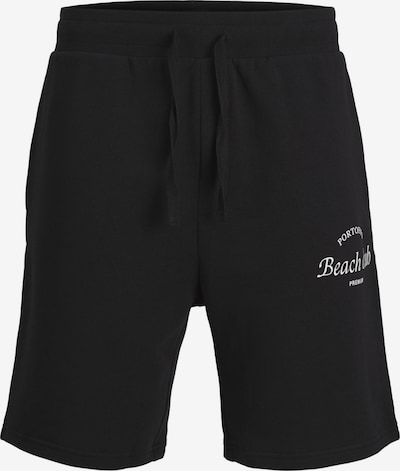 JACK & JONES Shorts 'OCEAN CLUB‘ in schwarz / weiß, Produktansicht