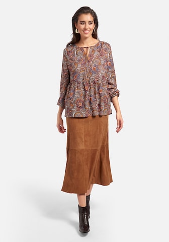 Emilia Lay Tunic in Brown