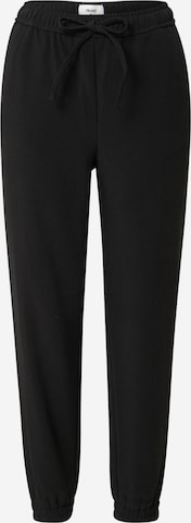 OBJECT Tapered Pants 'Sigrid' in Black: front