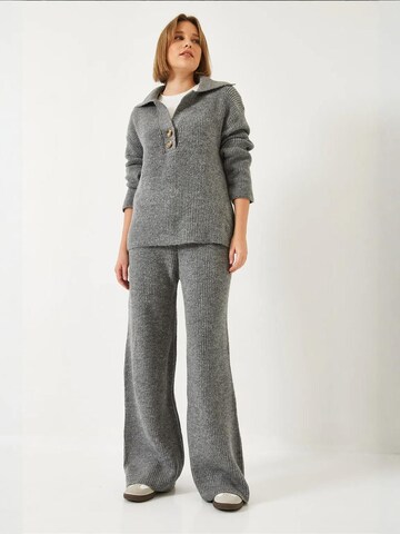 Bianco Lucci - Calças de fato em cinzento