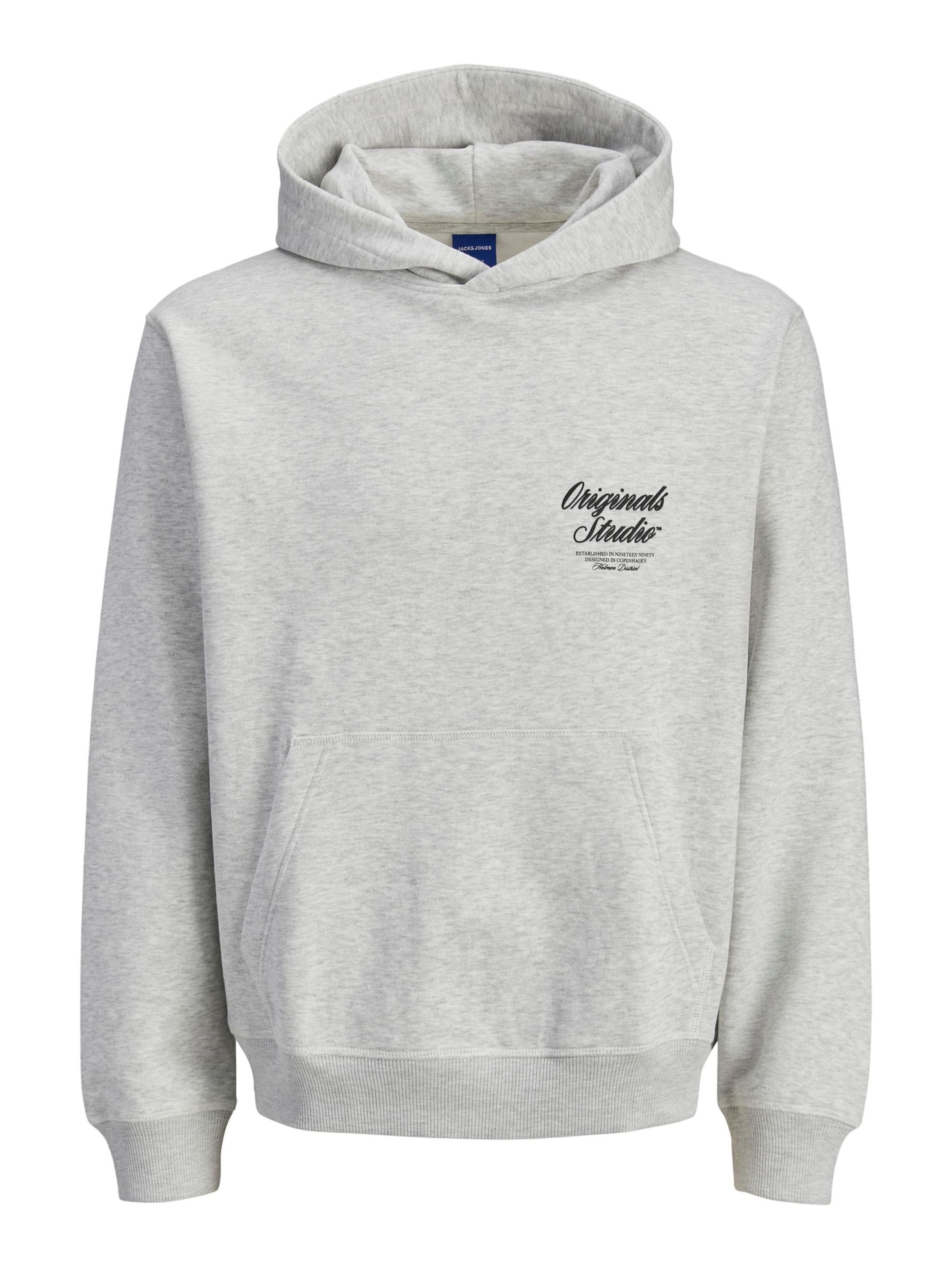 Jack & Jones Plus - Sudadera en blanco: frente