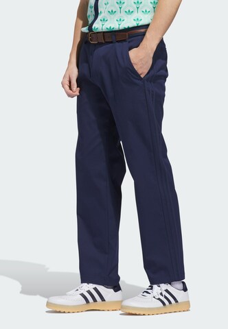 ADIDAS PERFORMANCE Wide leg Sports trousers 'Twistweave' in Blue: front