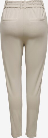 ONLY Tapered Trousers 'Poptrash' in Beige