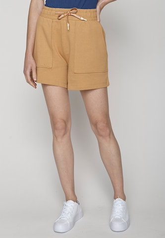 regular Pantaloni di GREENBOMB in marrone: frontale