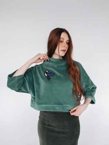 RADADA Sweatshirt 'Little Swallow' in Green