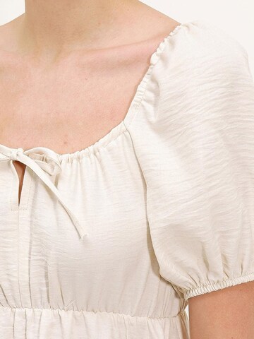 Bigdart Dress in Beige