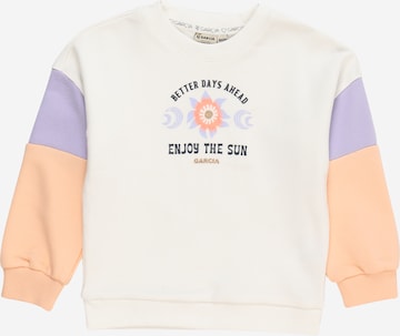 GARCIA Sweatshirt in White: front