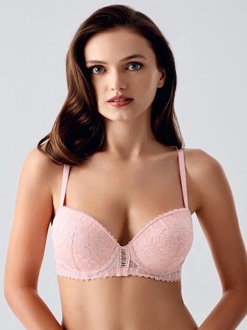 C&City Push-up Podprsenka – pink: přední strana