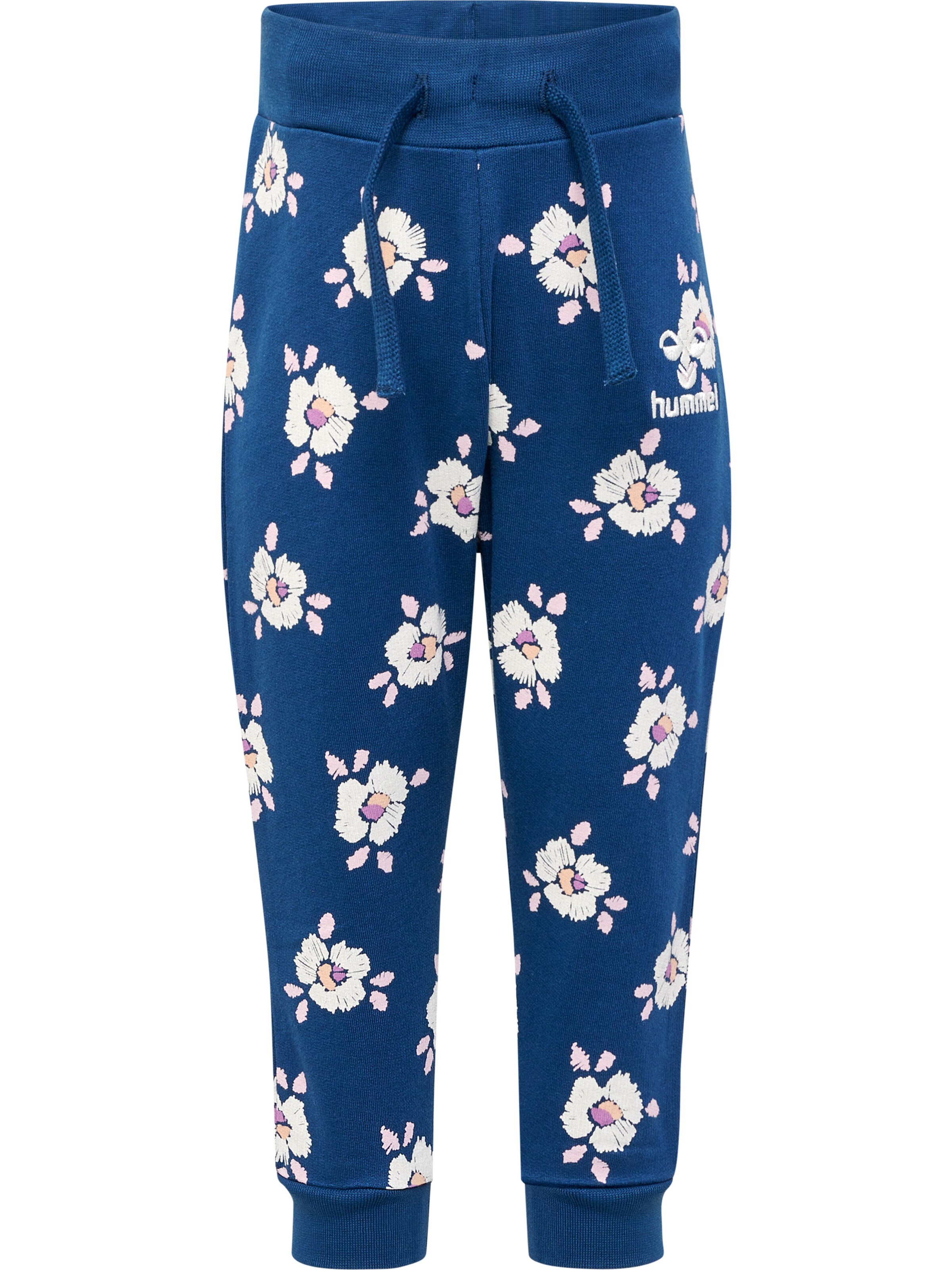 Hummel Tapered Broek in Blauw: voorkant