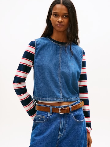 Tommy Jeans Top in Blauw: voorkant